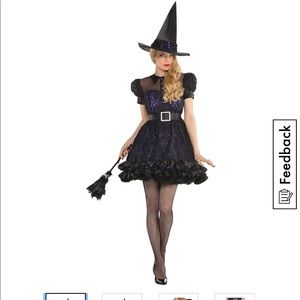 Adult Black Magic Witch Halloween Costume🖤🎃